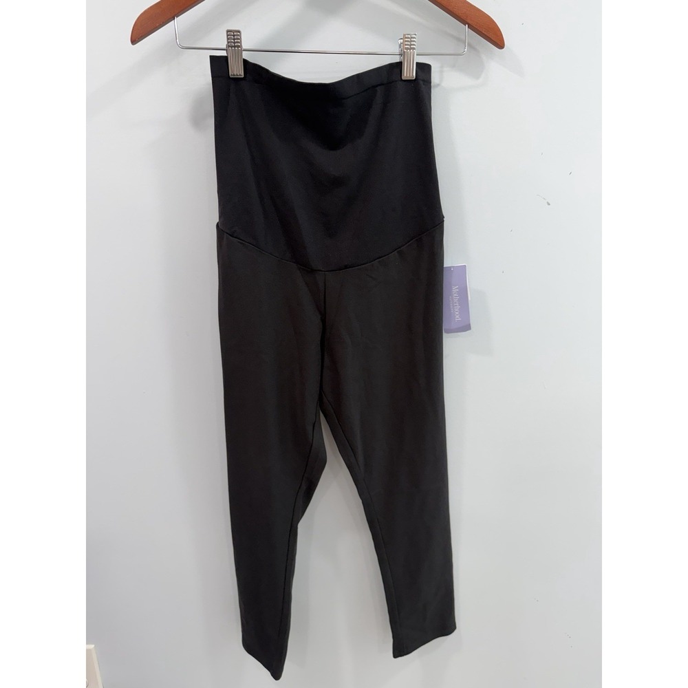 Motherhood Maternity High Rise Stretch Leggings Black Medium NWT